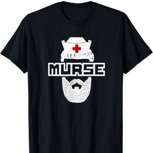 “Murse” Black Short Sleeve T-Shirt Size 2XL